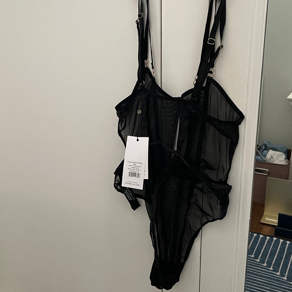 {{bluebella}} Elizabeth Sheer Mesh Bodysuit - Picture 7 of 8